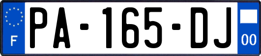 PA-165-DJ