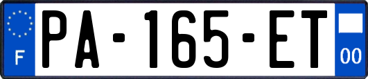 PA-165-ET