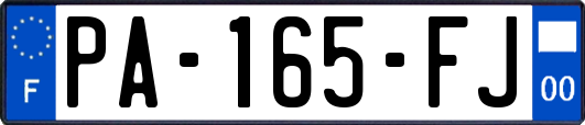 PA-165-FJ