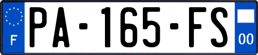 PA-165-FS