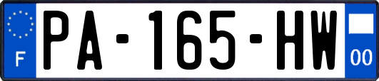 PA-165-HW