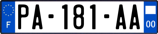 PA-181-AA