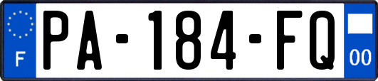 PA-184-FQ