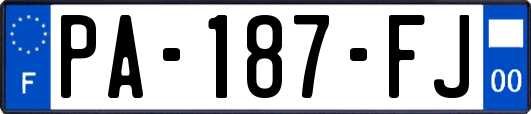 PA-187-FJ