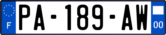 PA-189-AW