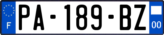 PA-189-BZ