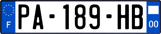 PA-189-HB