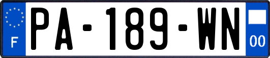 PA-189-WN