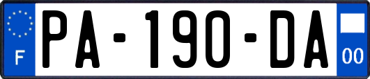 PA-190-DA