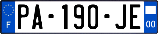 PA-190-JE
