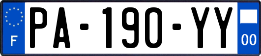 PA-190-YY