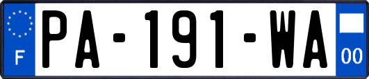 PA-191-WA