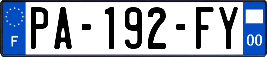 PA-192-FY