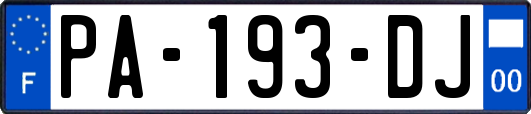 PA-193-DJ