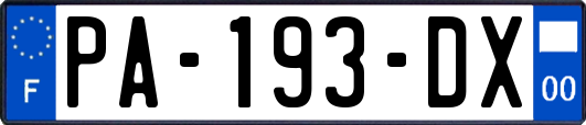 PA-193-DX