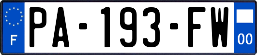 PA-193-FW