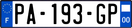 PA-193-GP