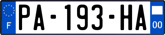 PA-193-HA