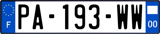 PA-193-WW