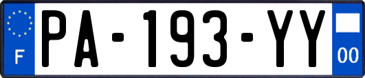 PA-193-YY