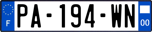 PA-194-WN