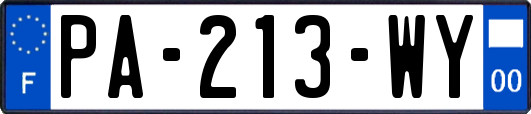 PA-213-WY
