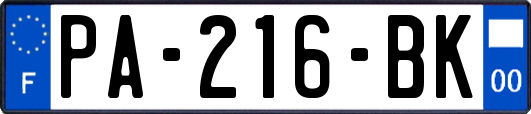 PA-216-BK