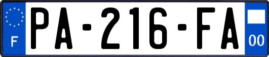 PA-216-FA