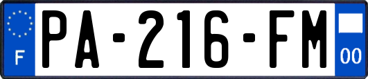 PA-216-FM