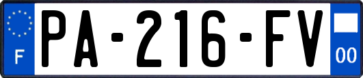 PA-216-FV