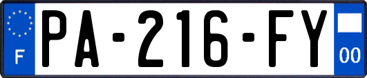 PA-216-FY