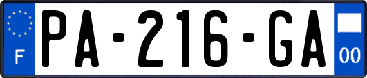 PA-216-GA