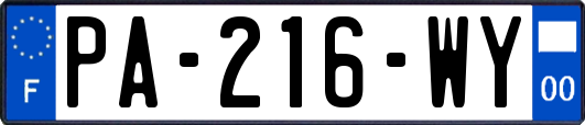 PA-216-WY