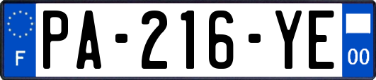PA-216-YE