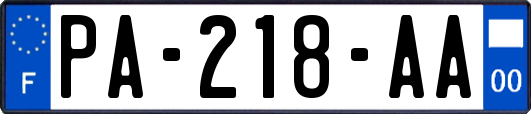PA-218-AA