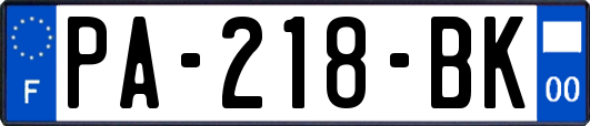 PA-218-BK