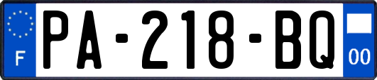 PA-218-BQ