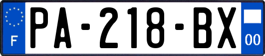PA-218-BX