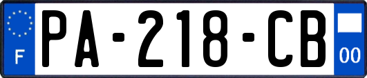PA-218-CB