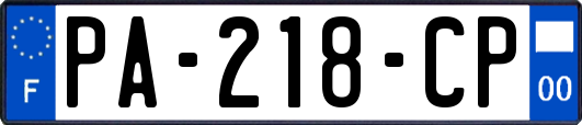 PA-218-CP