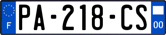 PA-218-CS