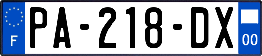 PA-218-DX