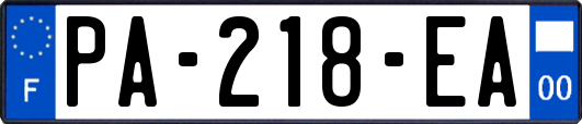 PA-218-EA