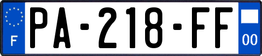 PA-218-FF