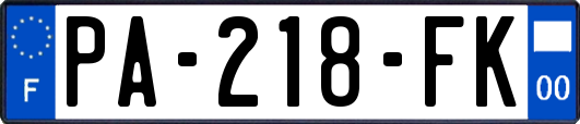 PA-218-FK