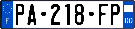 PA-218-FP