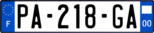 PA-218-GA