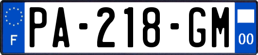 PA-218-GM