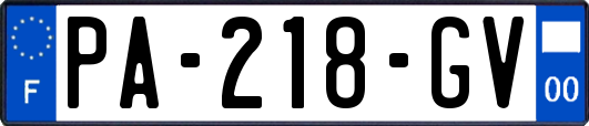 PA-218-GV