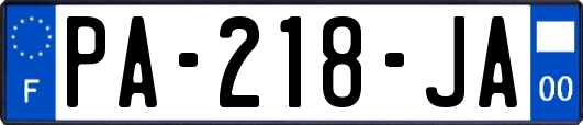PA-218-JA